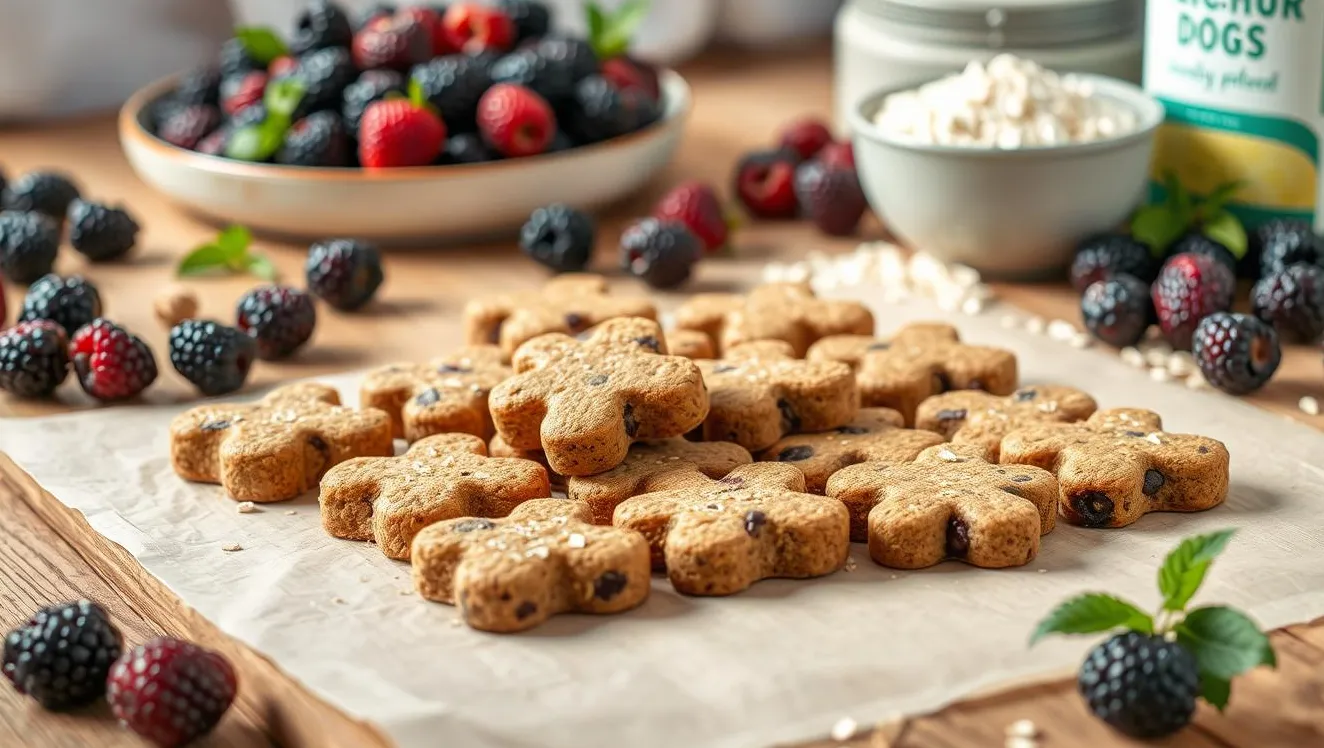 przysmaki dla psów z jeżynami
