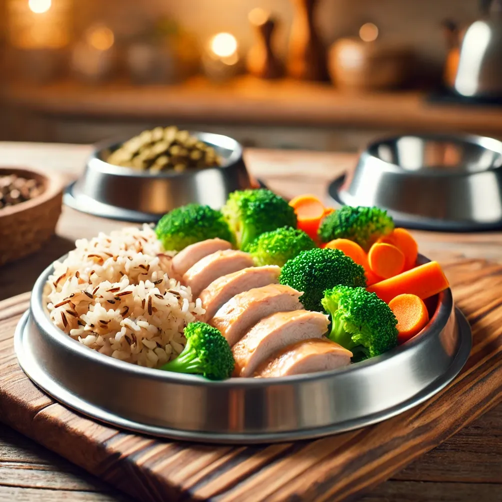 Délice au poulet et au riz brun