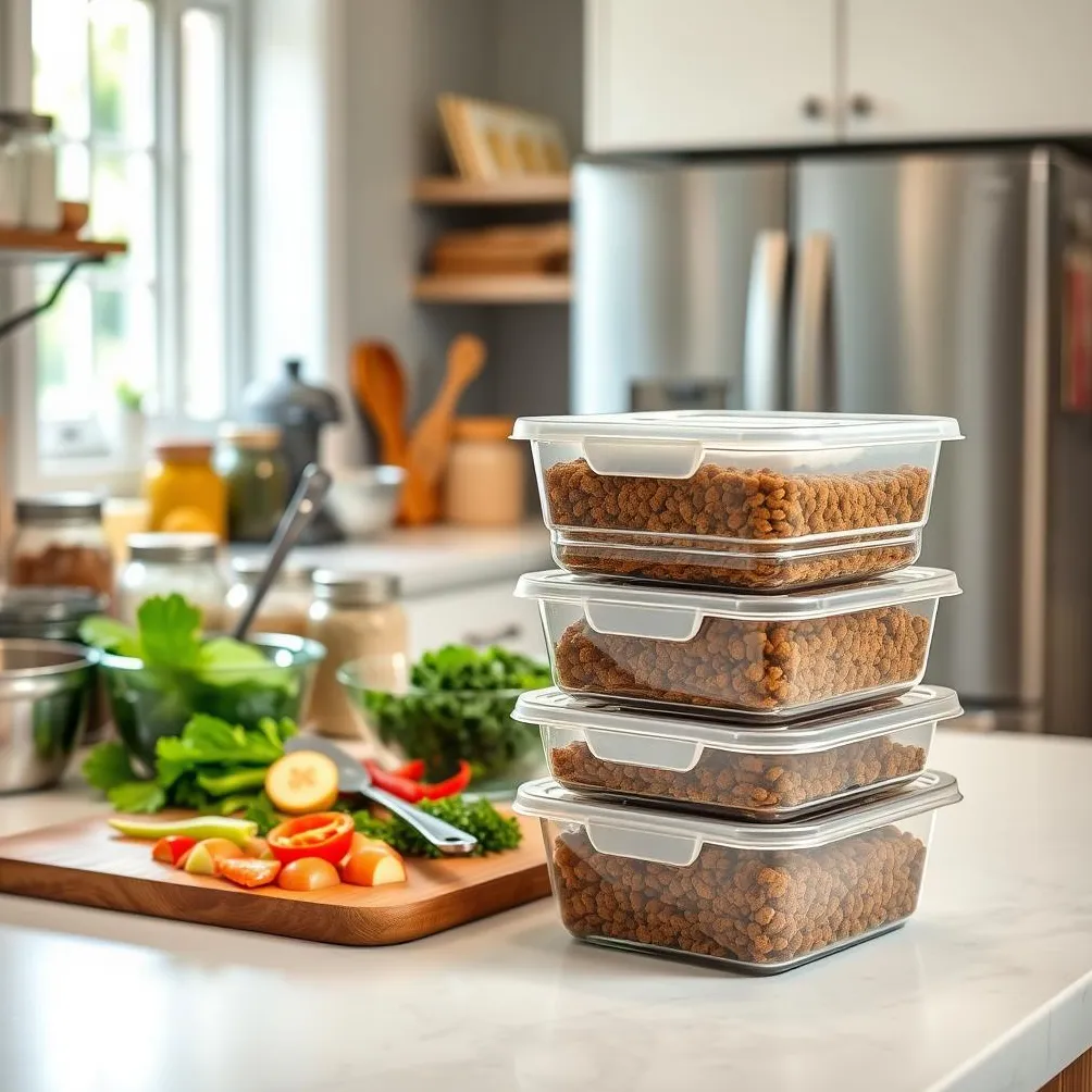 guardar comida casera para perros