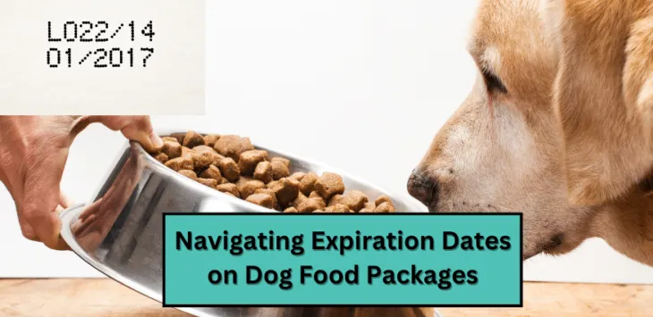 Navegació per les dates de caducitat dels paquets de menjar per a gossos