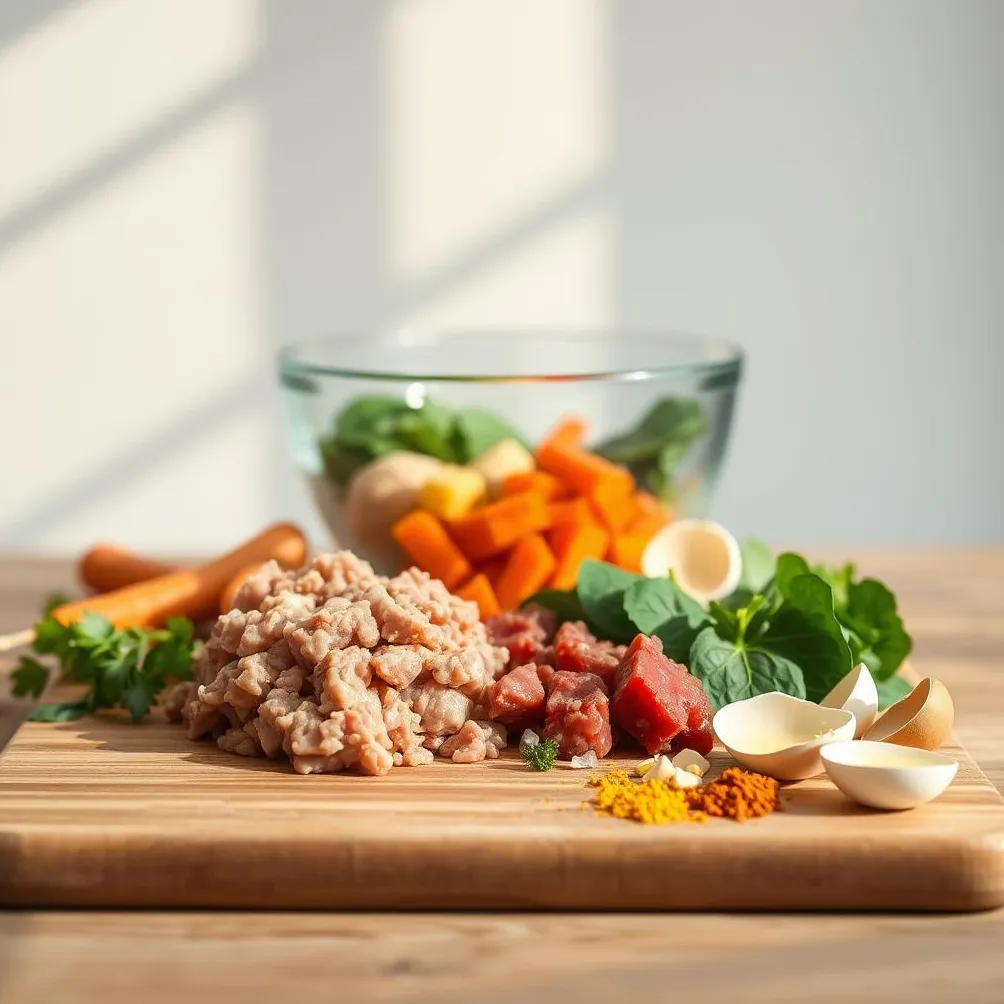 łatwy przepis na surową karmę dla psów