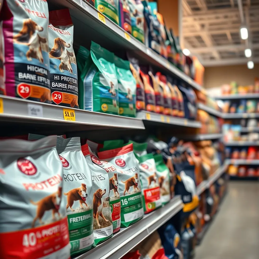 commercieel eiwitrijk hondenvoer