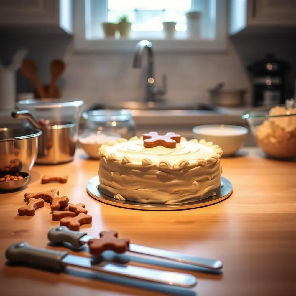 segurança do bolo de cachorro