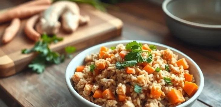 DIY 강아지 식사: 집에서 균형 잡힌 영양을 섭취할 수 있는 5가지 간단한 요리법