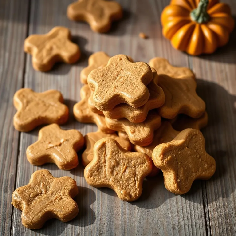 Przysmaki dla psów z masłem orzechowym i dynią