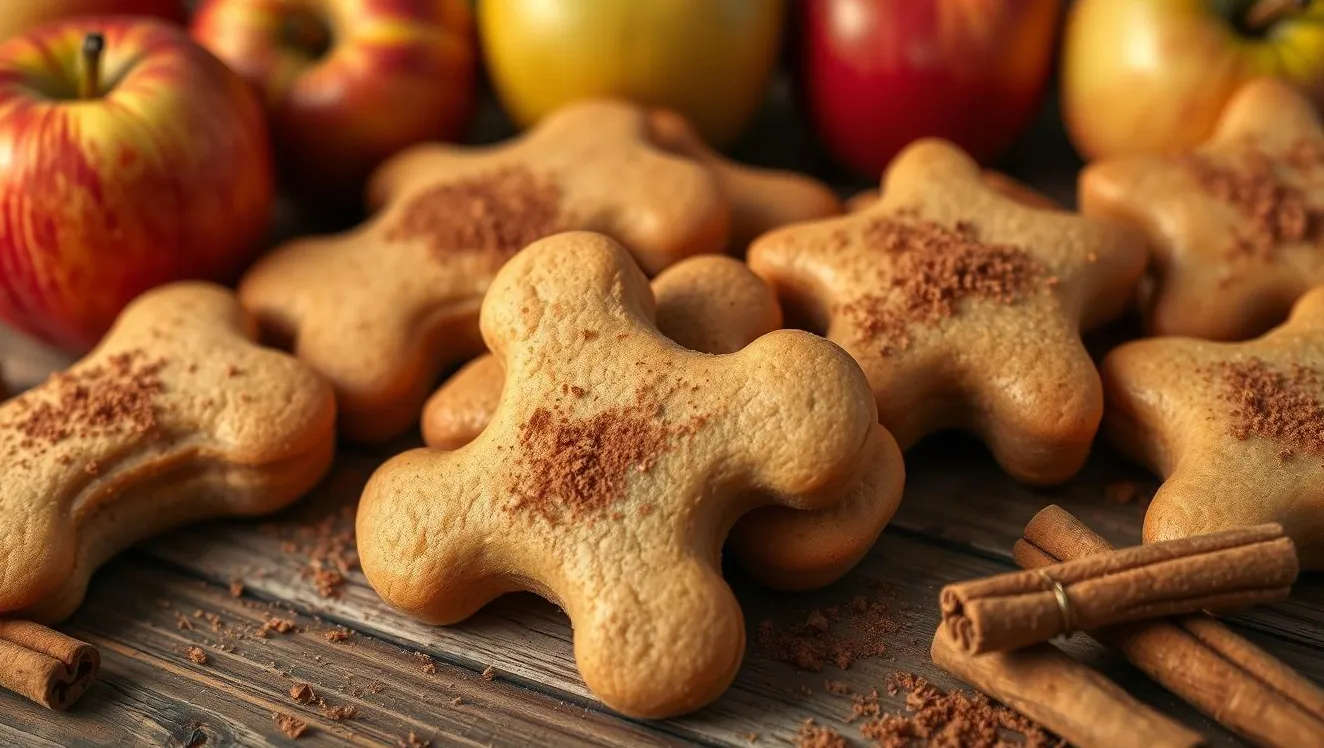 ciasteczka jabłkowe dla psa