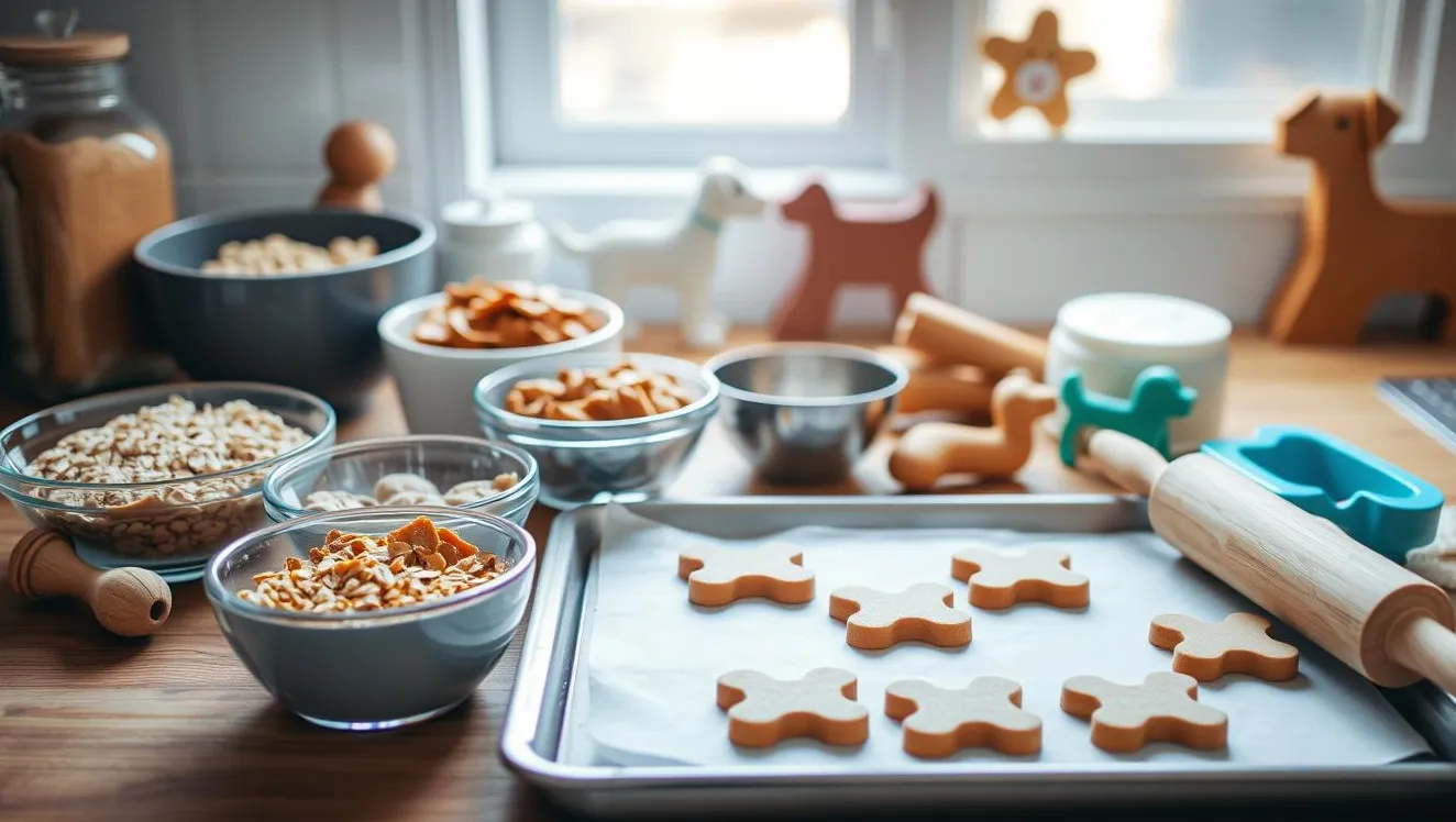 robienie przysmaków dla psów w domu