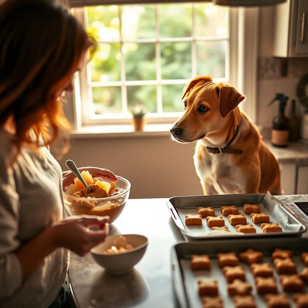 membuat makanan anjing di rumah