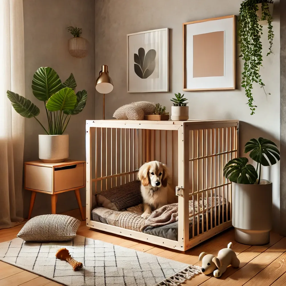 Comment créer un coin de cage pour chien intérieur confortable