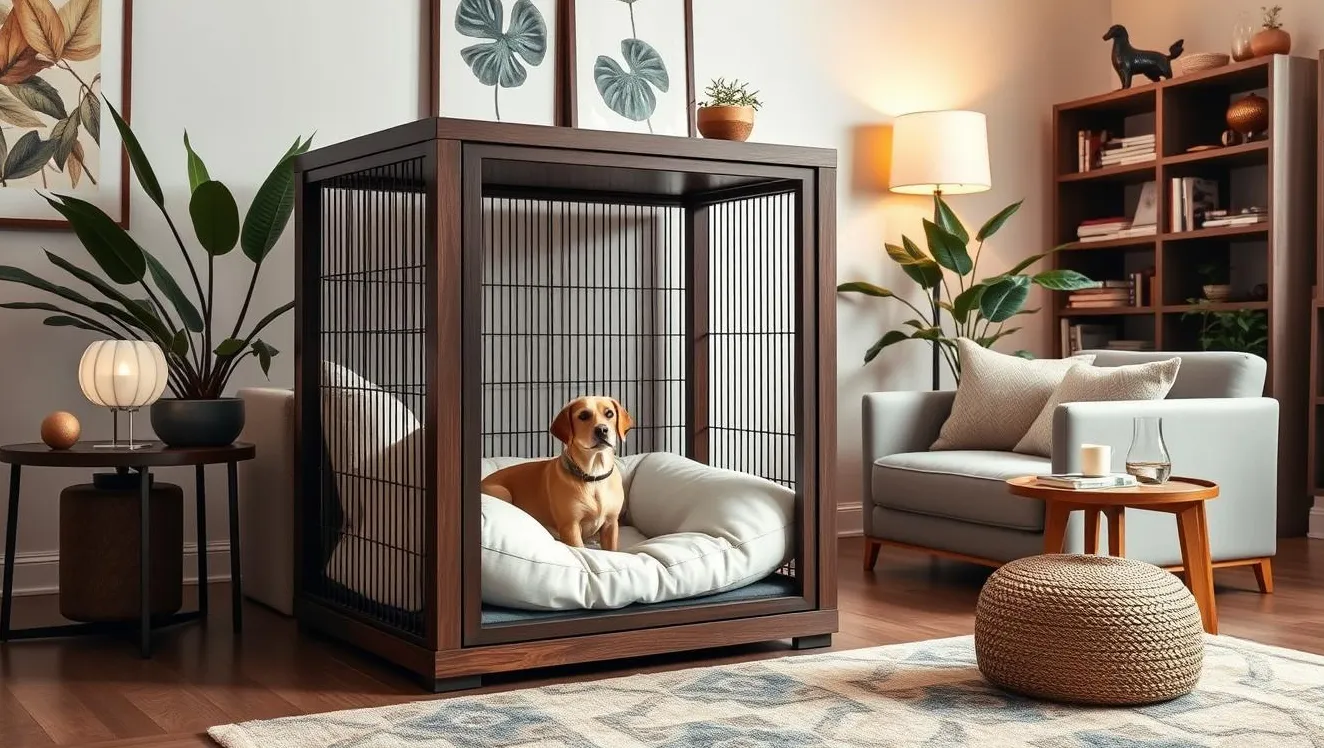 Meble do klatki dla psa zrób to sam