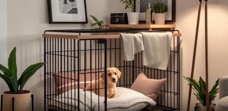 Řešení pro malé prostory: Chytré nápady na bytové klece pro psy