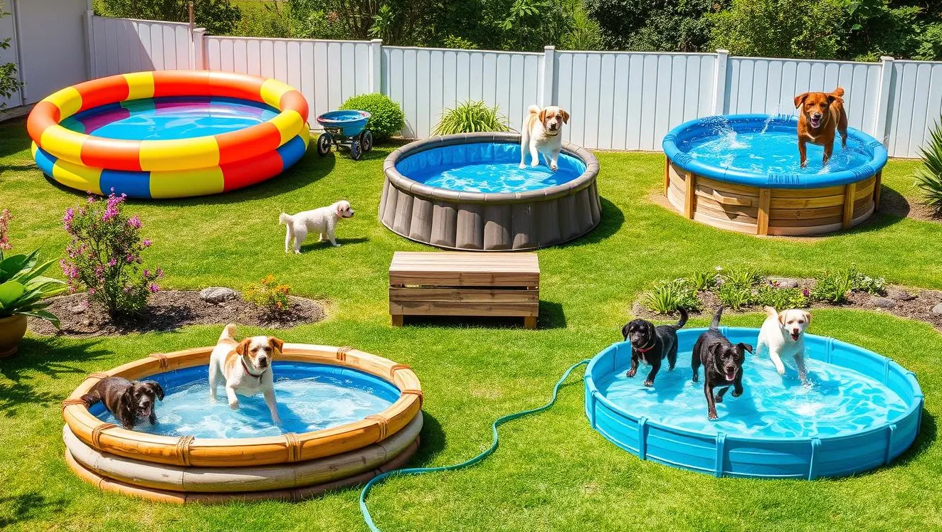 rodzaje basenów dla psów