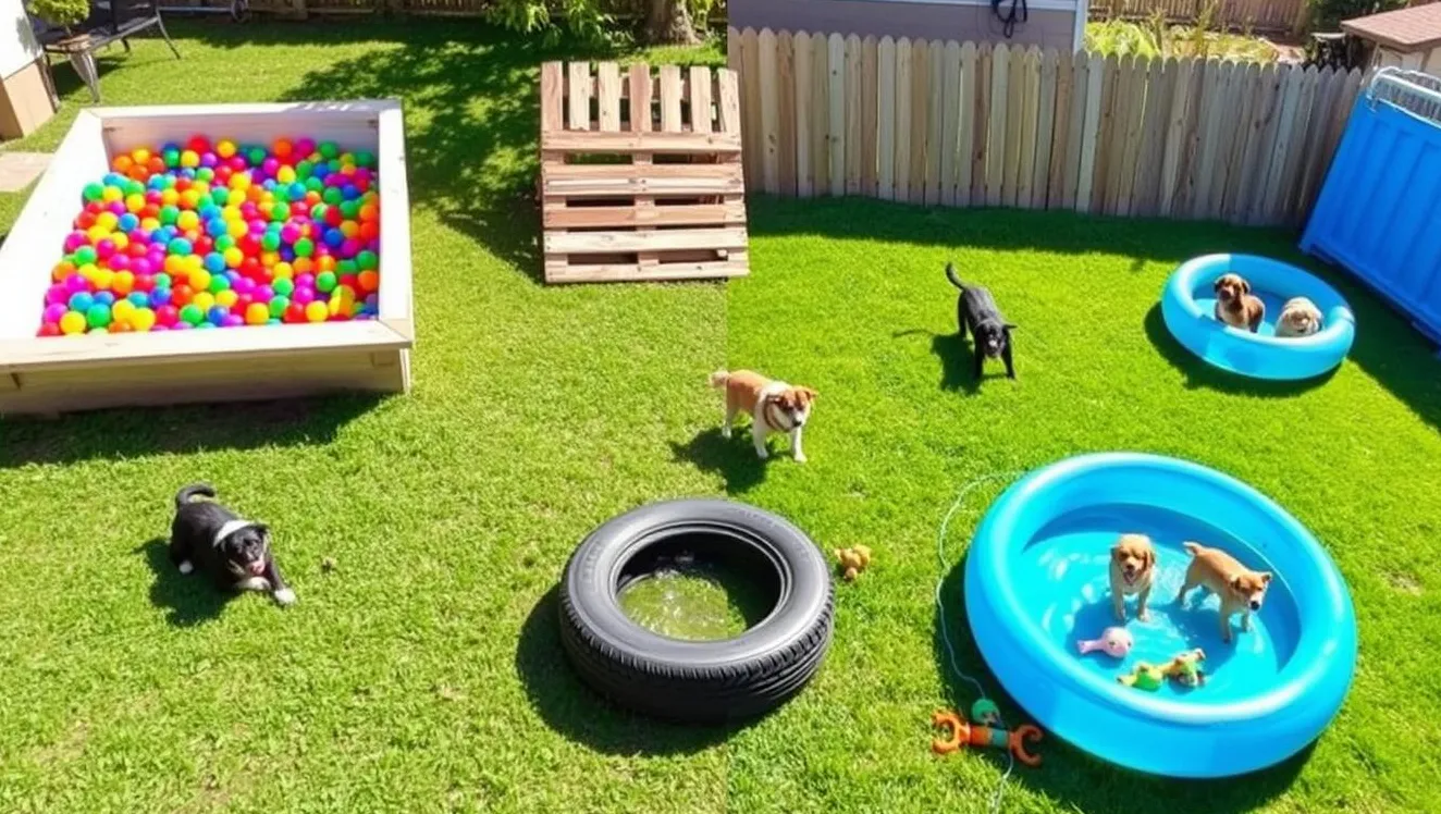 Pomysły na basen dla psów DIY