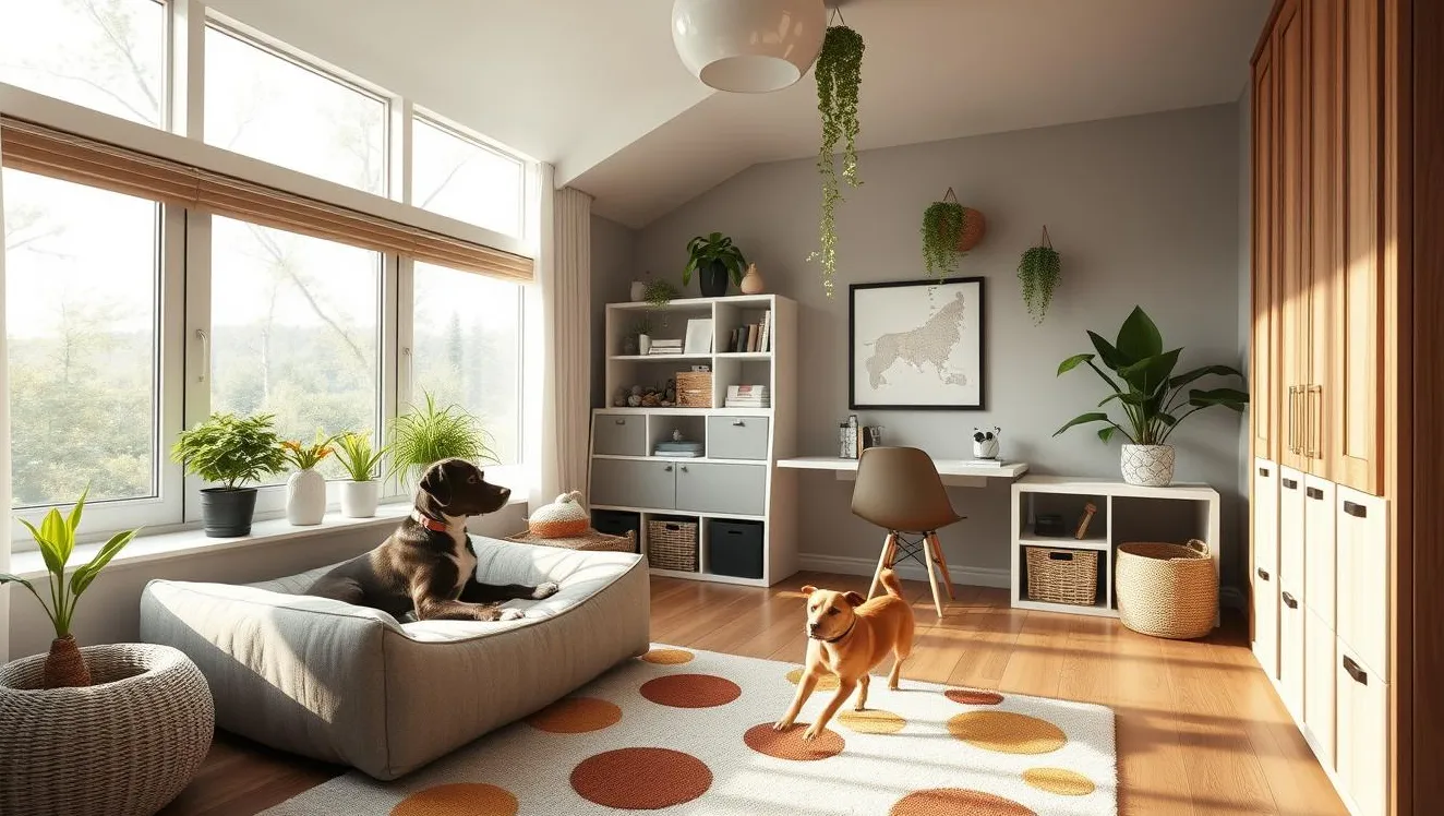 Przestronne pokoje dla psów