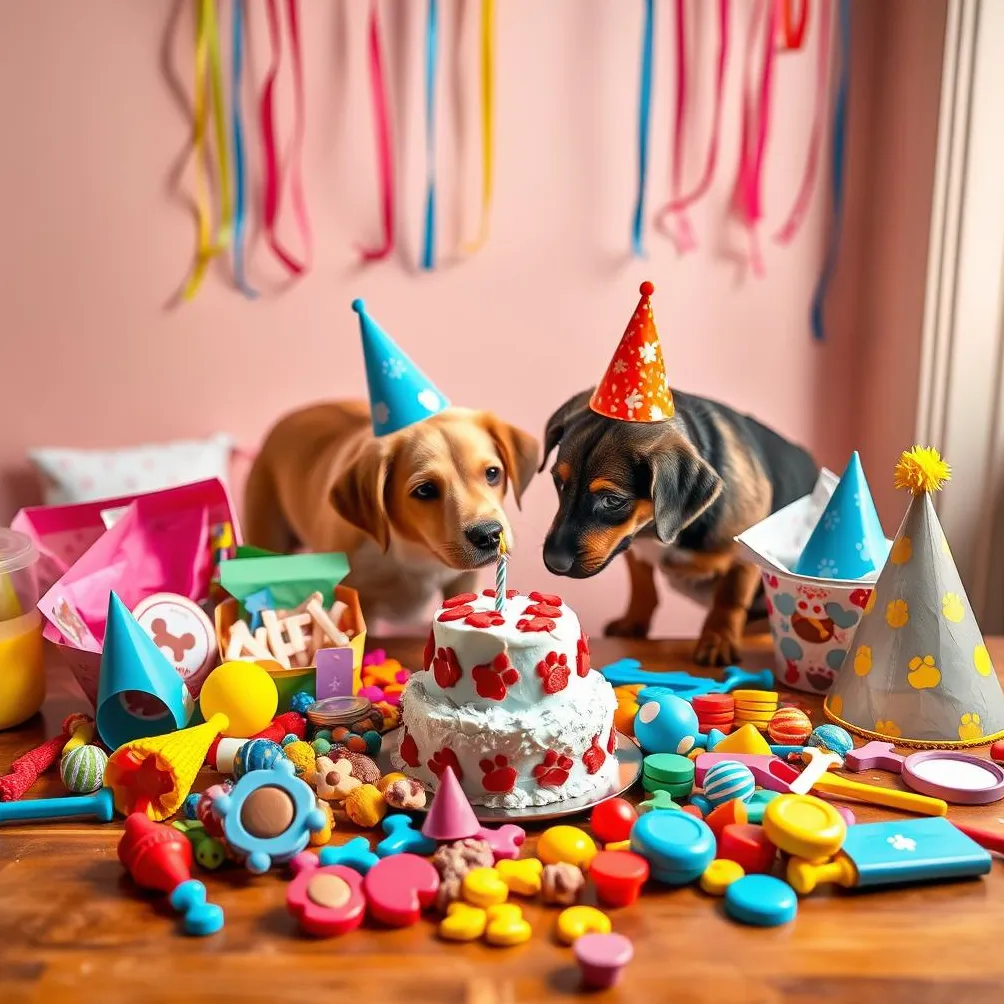 feestartikelen voor hondenverjaardagsfeestjes