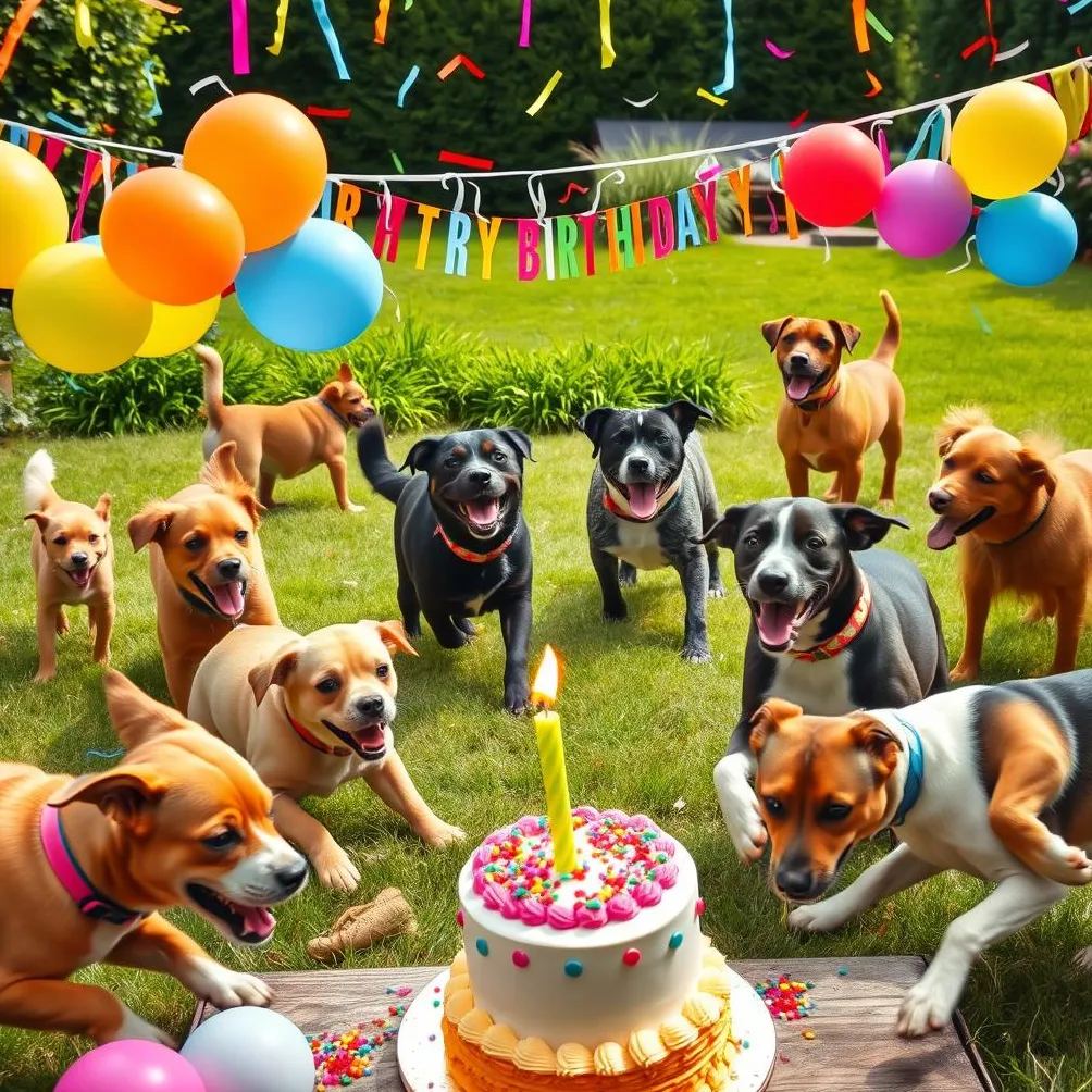 verjaardagsspellen voor honden