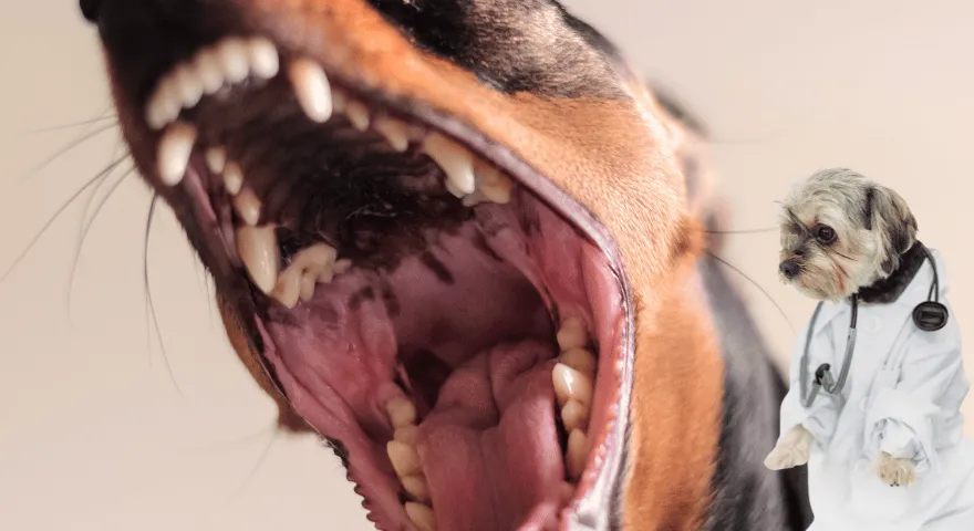 犬の顎のけいれん