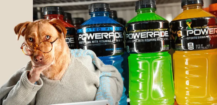 Voivatko koirat juoda Poweradea