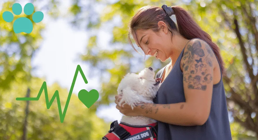Związek między psami służbowymi a dobrostanem psychicznym' title='Rola psów służbowych w zdrowiu psychicznym