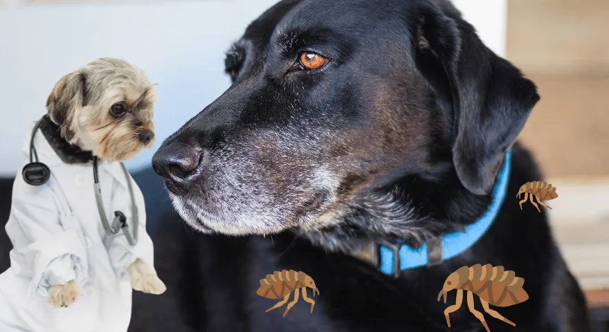 Psy nadal mają pchły po zastosowaniu Seresto