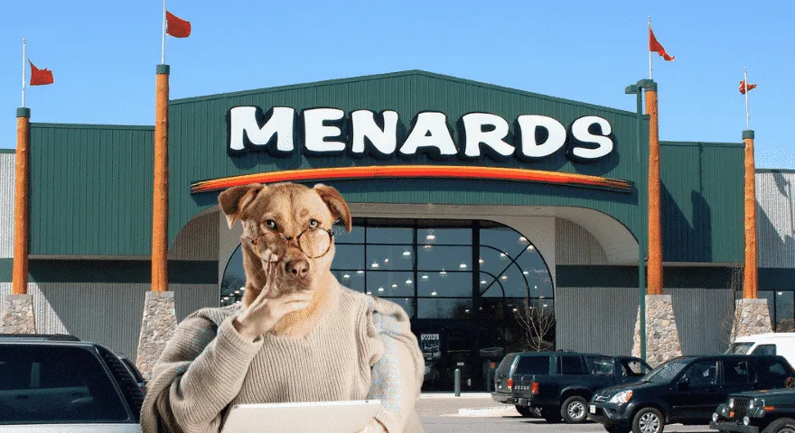 Psy dozwolone wcześniej w Menards' title='Czy Menards jest przyjazny zwierzętom?