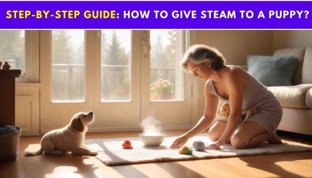 How to Give Steam to a Puppy?