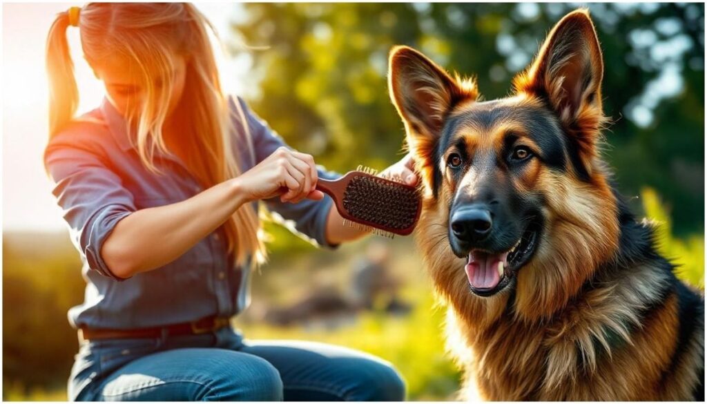 How to Groom a German Shepherd with Shed Release