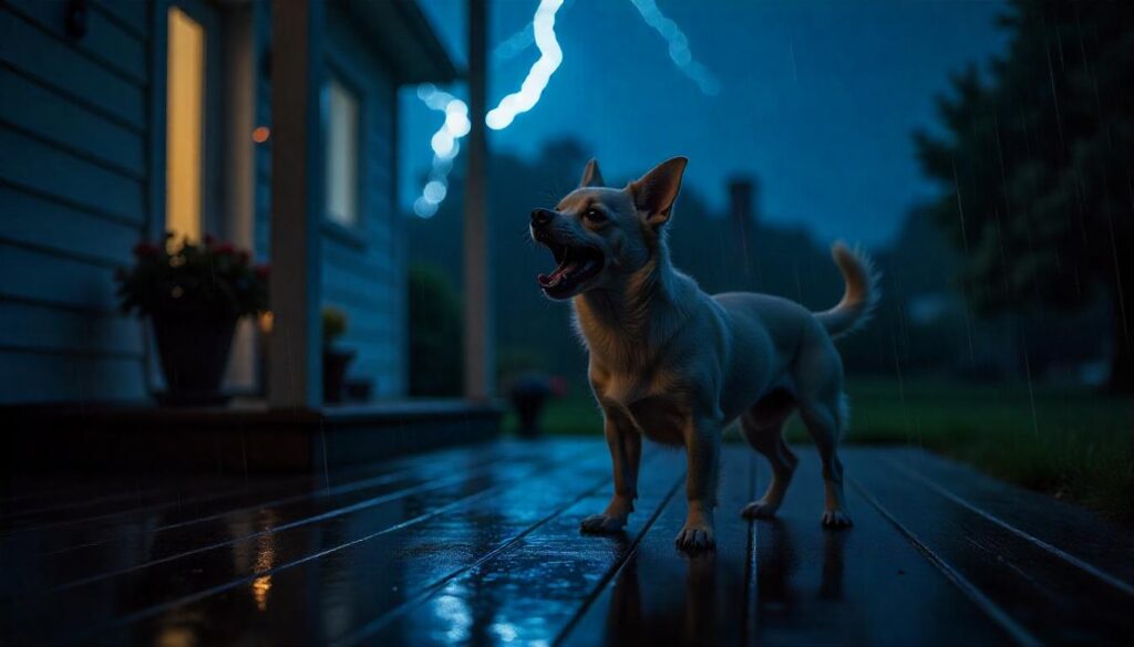 how to stop dog barking at night